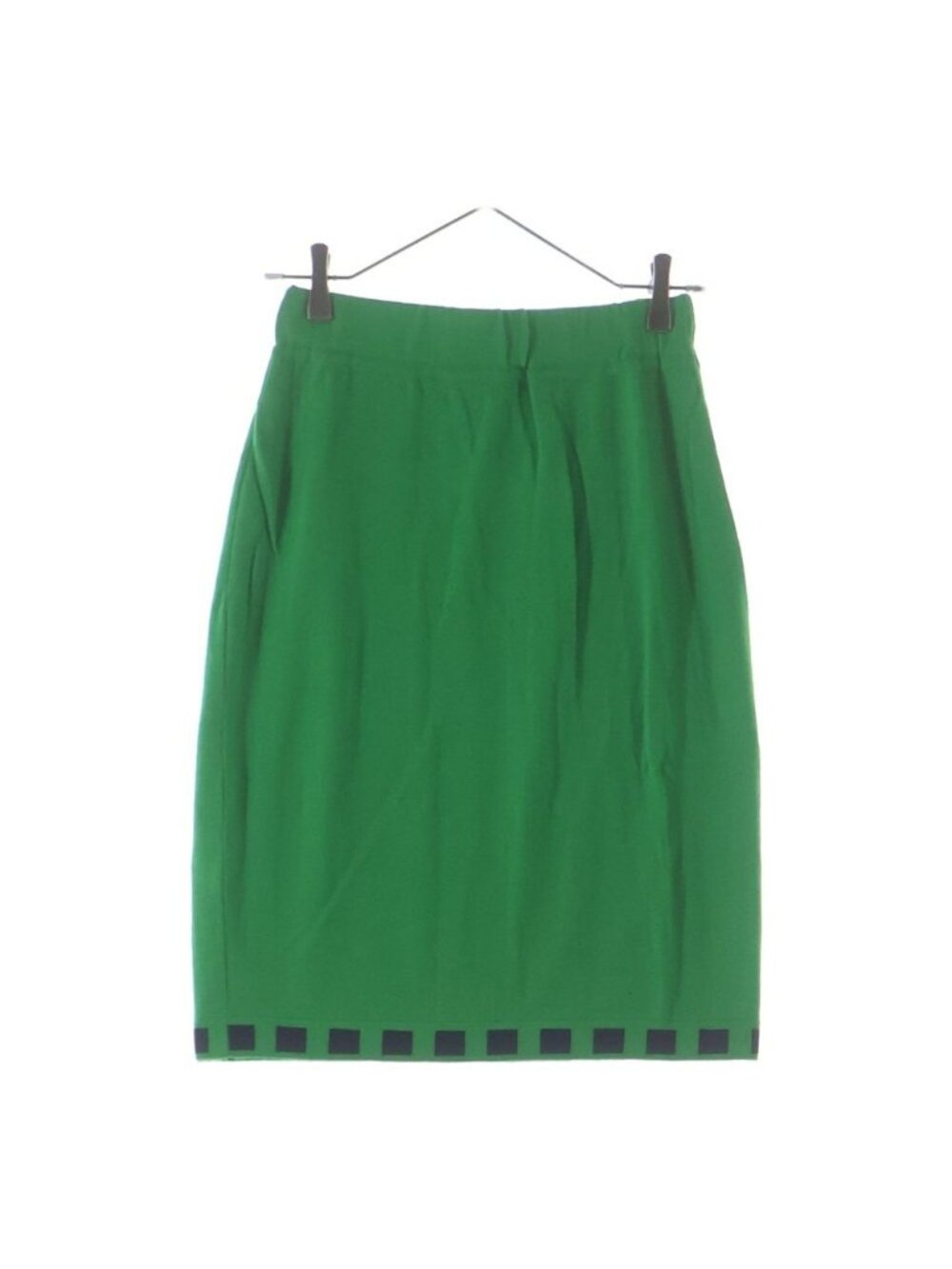 Fendi Wool Knit Tight Skirt Green